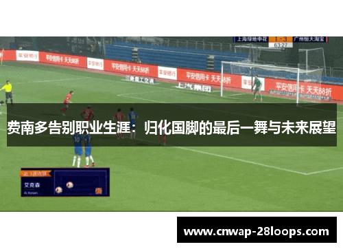 费南多告别职业生涯：归化国脚的最后一舞与未来展望