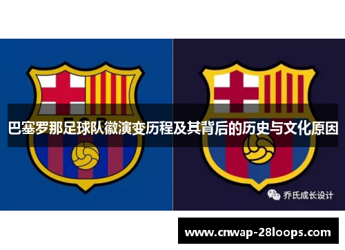 巴塞罗那足球队徽演变历程及其背后的历史与文化原因